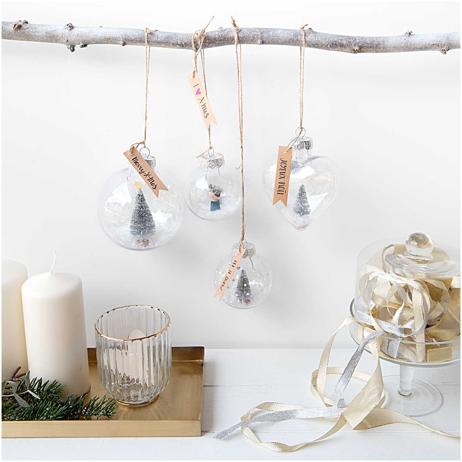 Acrylherz 9x10x5,5cm zum Befüllen, glasklar