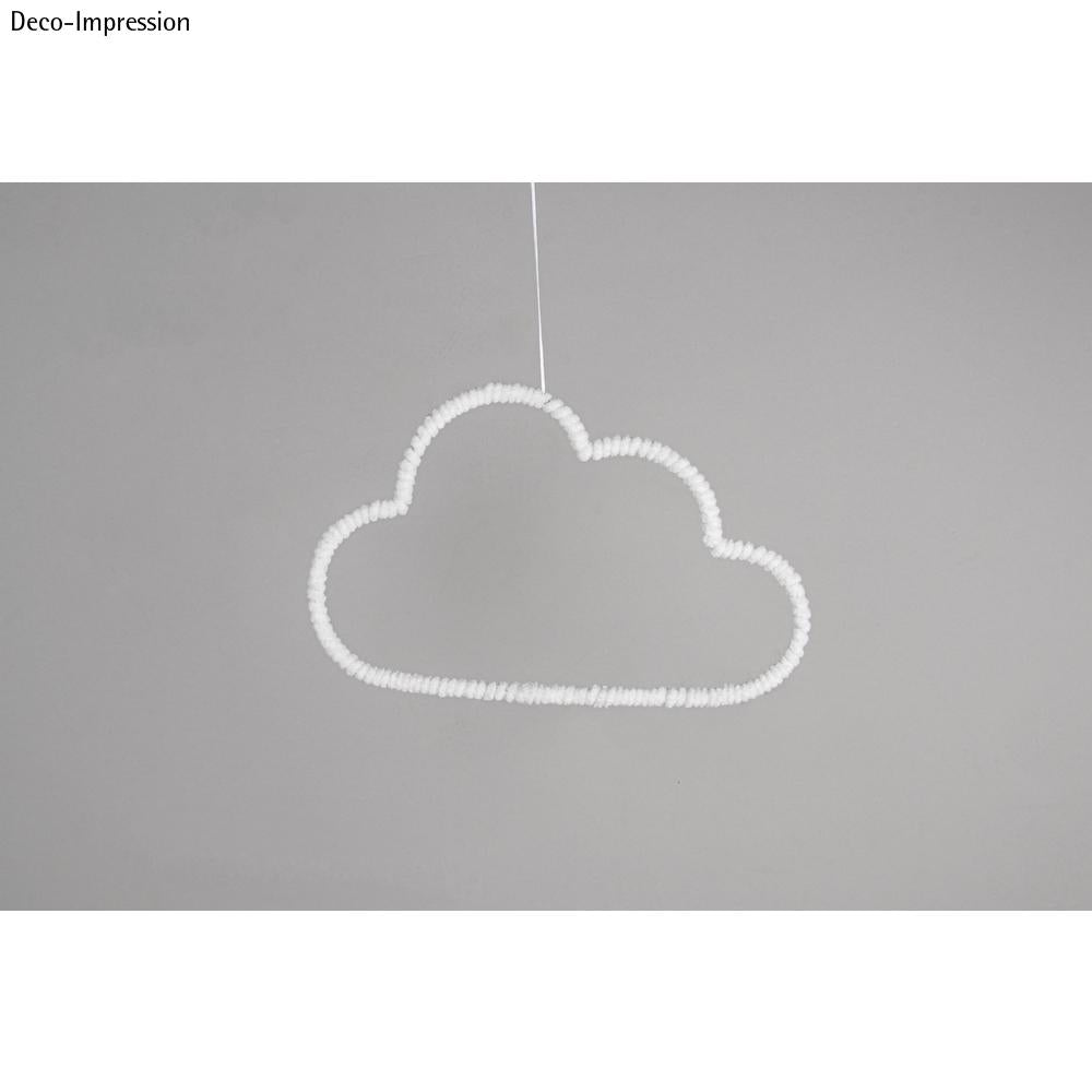 Drahtform Wolke zum Hängen, 30x17,5cm, stahl