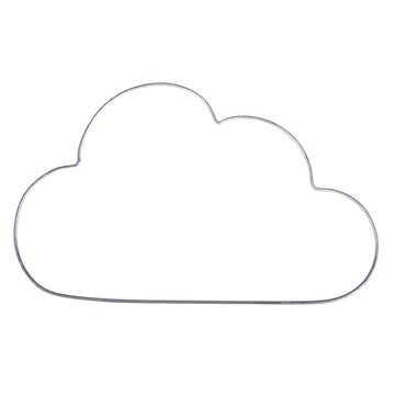 Drahtform Wolke zum Hängen, 30x17,5cm, stahl