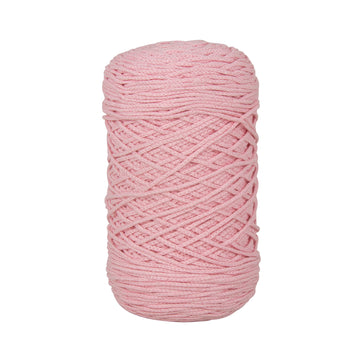 Braidy Garn rosa, geflochtenes Makrameegarn Knüpfgarn 250 g