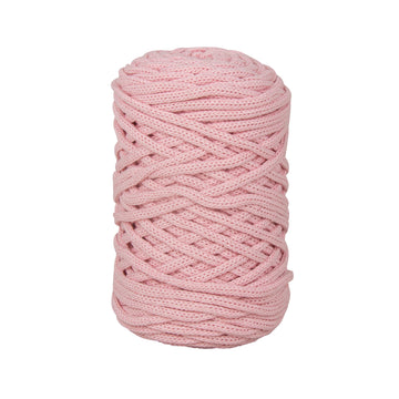 Braidy Garn rosa, geflochtenes Makrameegarn Knüpfgarn 250 g
