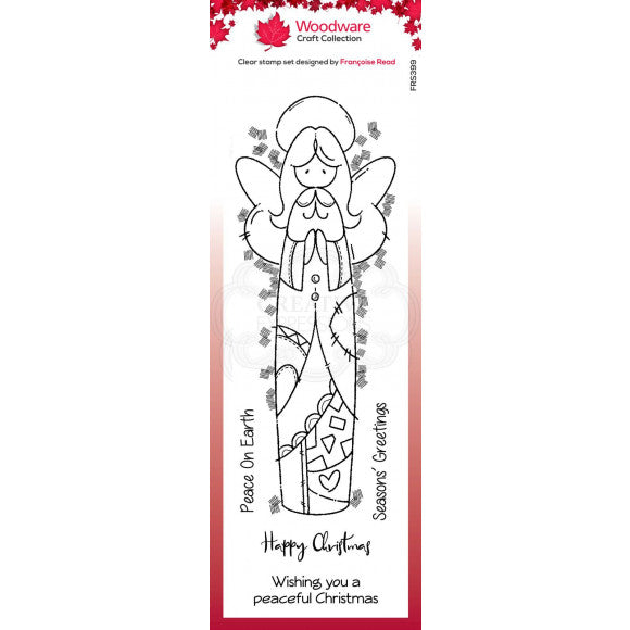 Silikonstempel Patch Angel Woodware 21x7 cm 5-teilig