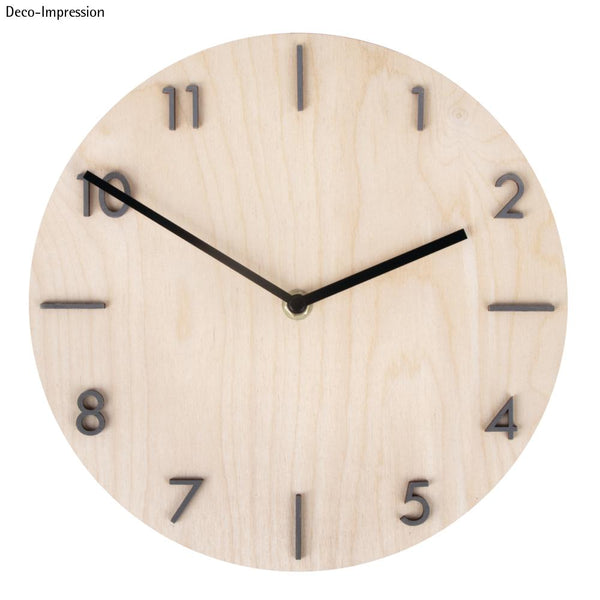 Holzplatte roh rund Lochbohrung 7,6mm 6mm stark