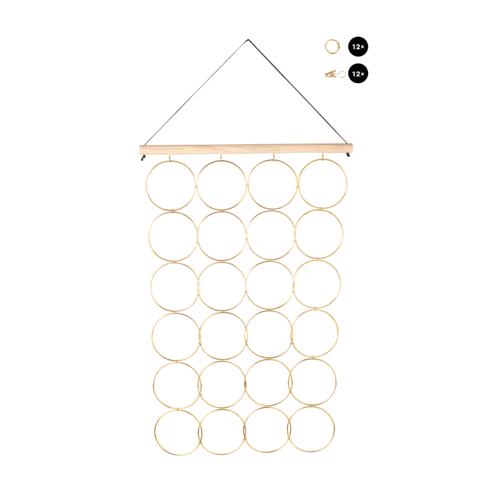 Hängeboard Ringe 42x62x2cm 1 Set
