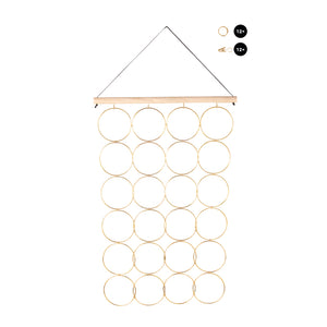 Hängeboard Ringe 42x62x2cm 1 Set