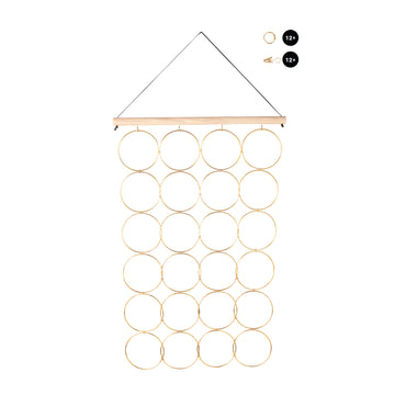 Hängeboard Ringe 42x62x2cm 1 Set