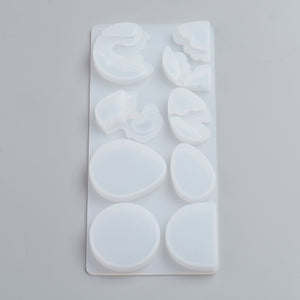 Silikon-Gießform-Set Ozean-Thema, 8 x 17 cm
