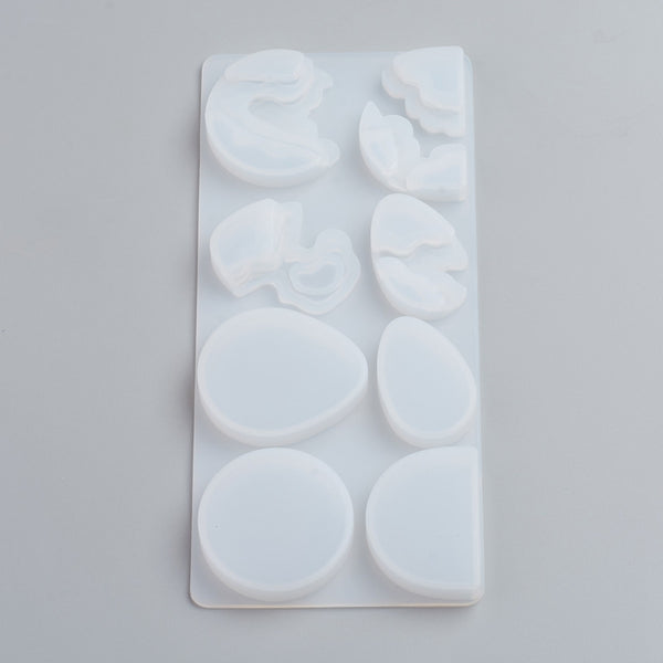 Silikon-Gießform-Set Ozean-Thema, 8 x 17 cm