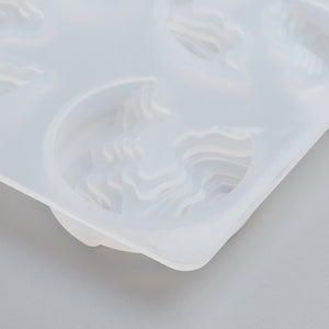 Silikon-Gießform-Set Ozean-Thema, 8 x 17 cm