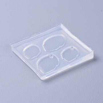 Silikon Gießform Blätter 4 Stück/Form Blattgröße ca. 2-2,5 cm
