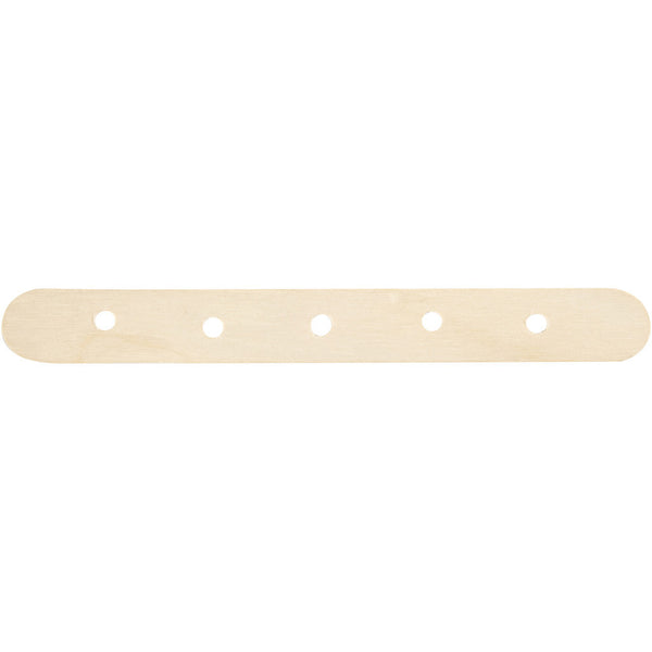 Baustäbe Bastelhölzer mit Löchern Birke 15x1,8cm 20 Stk/Pkg.