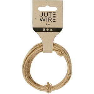 Jute-Draht, 2-4mm, 3m/Pkg.