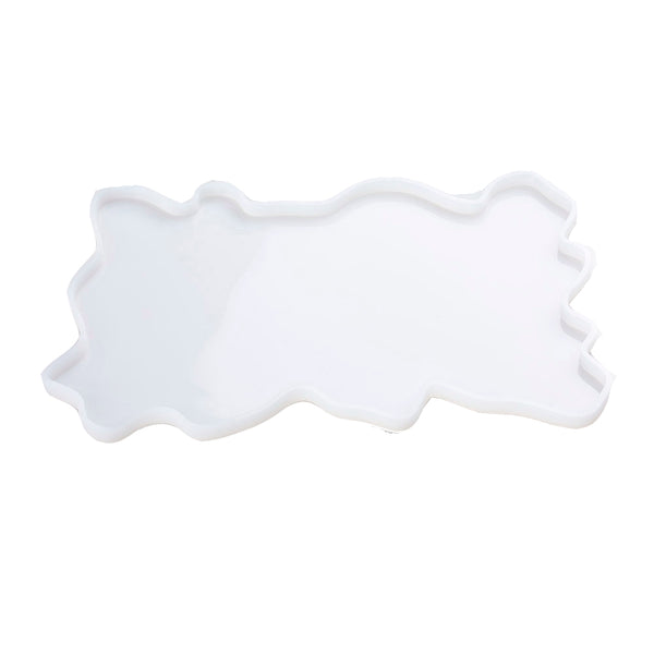 Silikon Gießform Coaster viereck 40x25cm, Resinform  Tablett