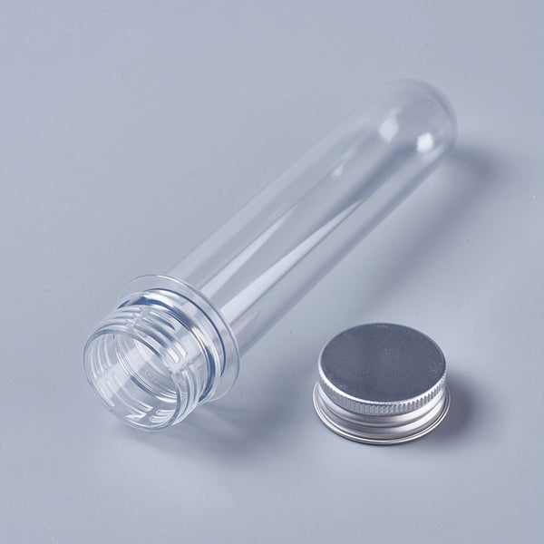 Reagenzglas Tube mit Schraubdeckel Acrylglas 15x3,7cm