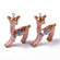 Dekoanhänger Bambi Resin 44x37x17mm 3 Stück/Pkg.