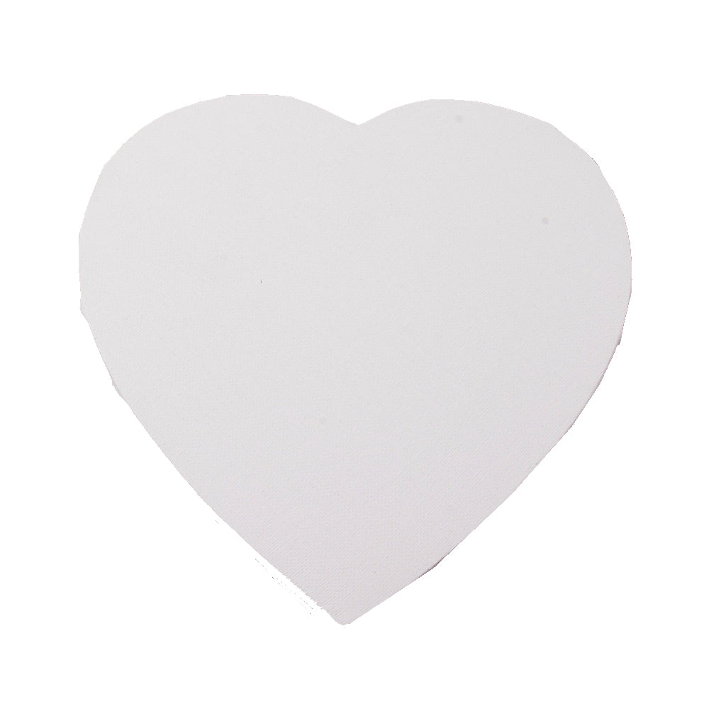 Keilrahmen Herz grundiertes Leinen 20x20x1,6cm