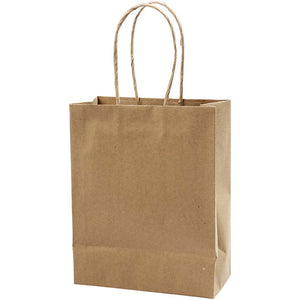 Papiertüten Tragetasche Kraftpapier braun 10 Stück/Pkg