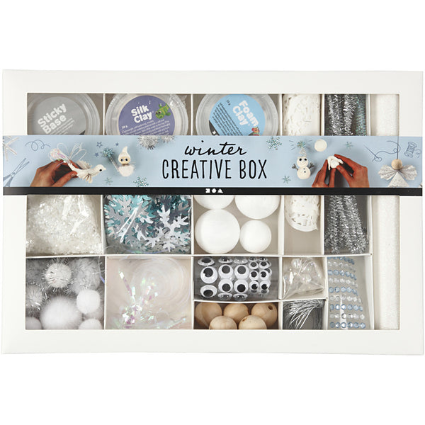 Kreativbox Winter Bastelpackung Winterbastelbox