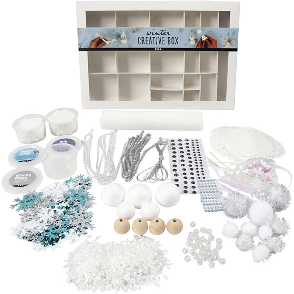 Kreativbox Winter Bastelpackung Winterbastelbox