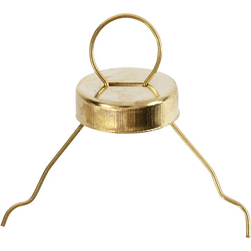 Kugel-Aufhänger goldfärbig 25 Stück/Pkg