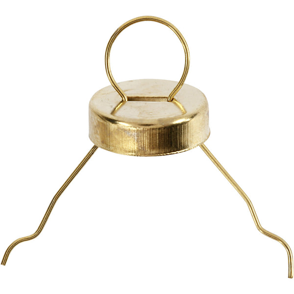 Kugel-Aufhänger goldfärbig 25 Stück/Pkg