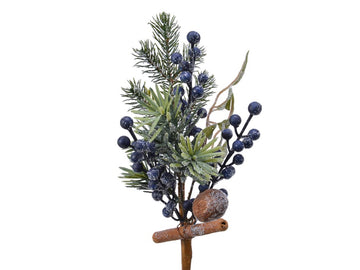 Tannen Beeren Pick blau frost 31 cm