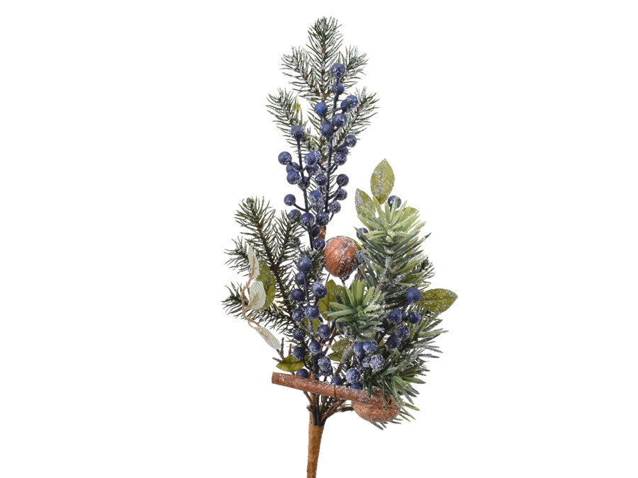 Tannen Beeren Pick blau frost 50cm