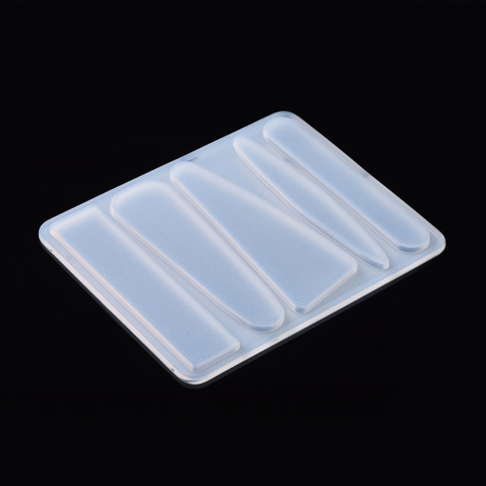 Silikon-Gießform lange Formen Schmuck 7x9cm