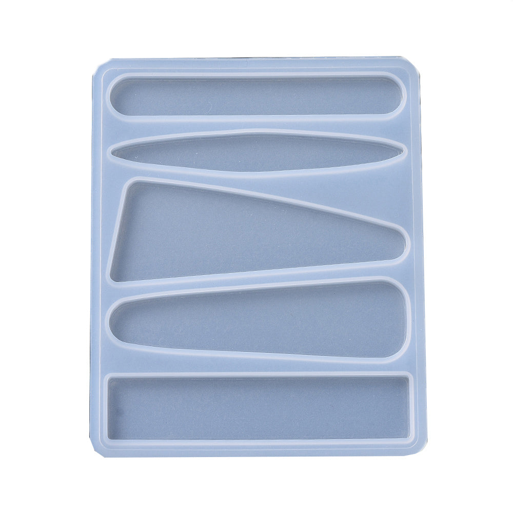 Silikon-Gießform lange Formen Schmuck 7x9cm