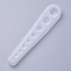 Halbperle Gießform Silikon Mould 9 Größen
