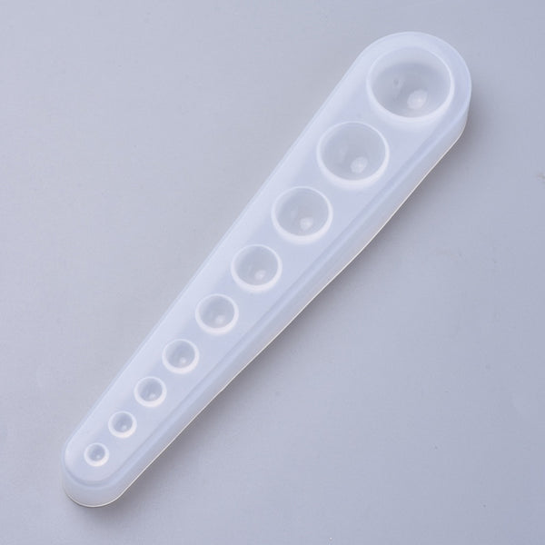 Halbperle Gießform Silikon Mould 9 Größen