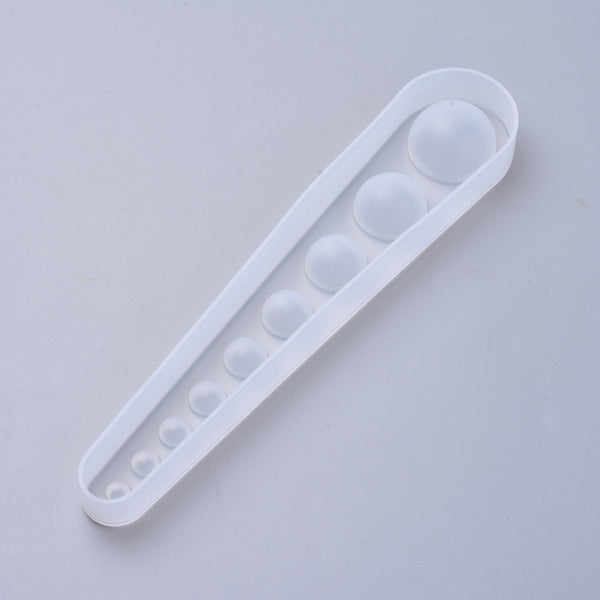 Halbperle Gießform Silikon Mould 9 Größen