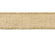 Juteband natur genähter Rand 50mm 5m/Rolle