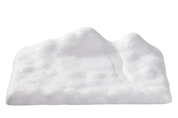 Landschaft aus Styropor weiß 20x15x5,5cm