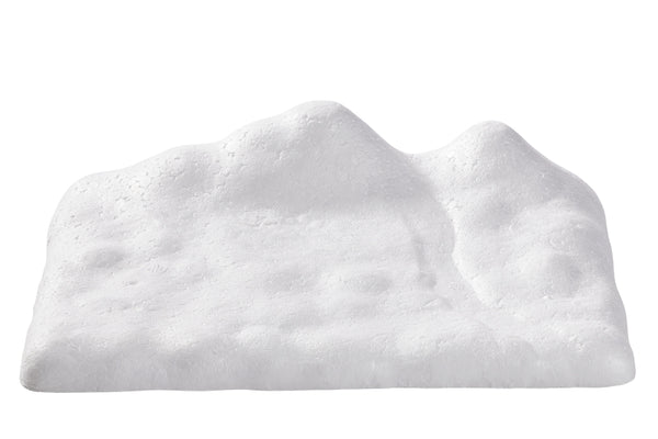 Landschaft aus Styropor weiß 20x15x5,5cm