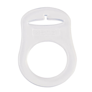 Schnulli Silikonring transparent, 7 Stück/Pkg.