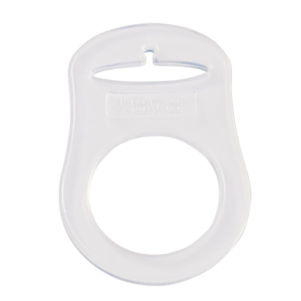 Schnulli Silikonring transparent, 7 Stück/Pkg.