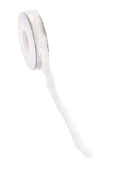 Fellband 3 mm weiß, 5 m/Rolle
