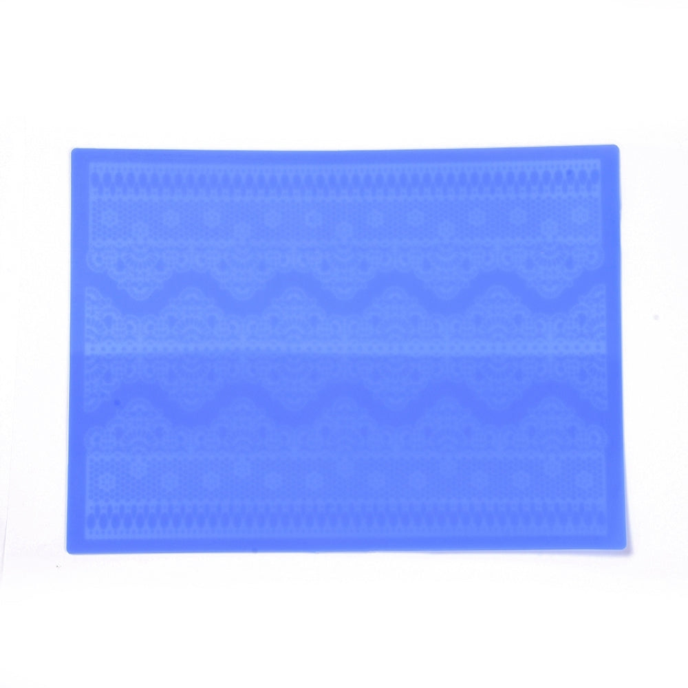 Silikon Ornamentmatte, 39x29cm, Spitzenbordüren