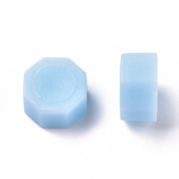 Siegelwachs Pastillen babyblau unifärbig, 100 Stk./Beutel