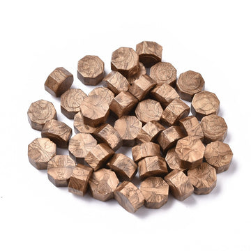 Siegelwachs Pastillen perlmuttbronze, 100 Stk./Beutel
