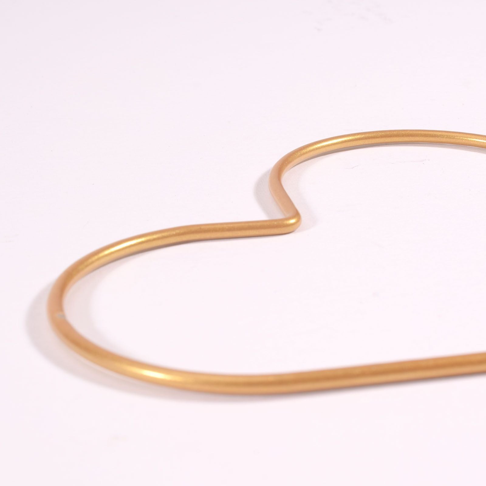 Metallring Herz gold 15cm