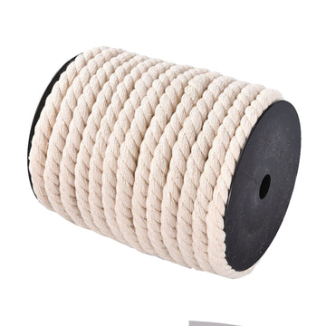 Makramee-Schnur natur Baumwollseil Baumwollschnur 12mm 20m