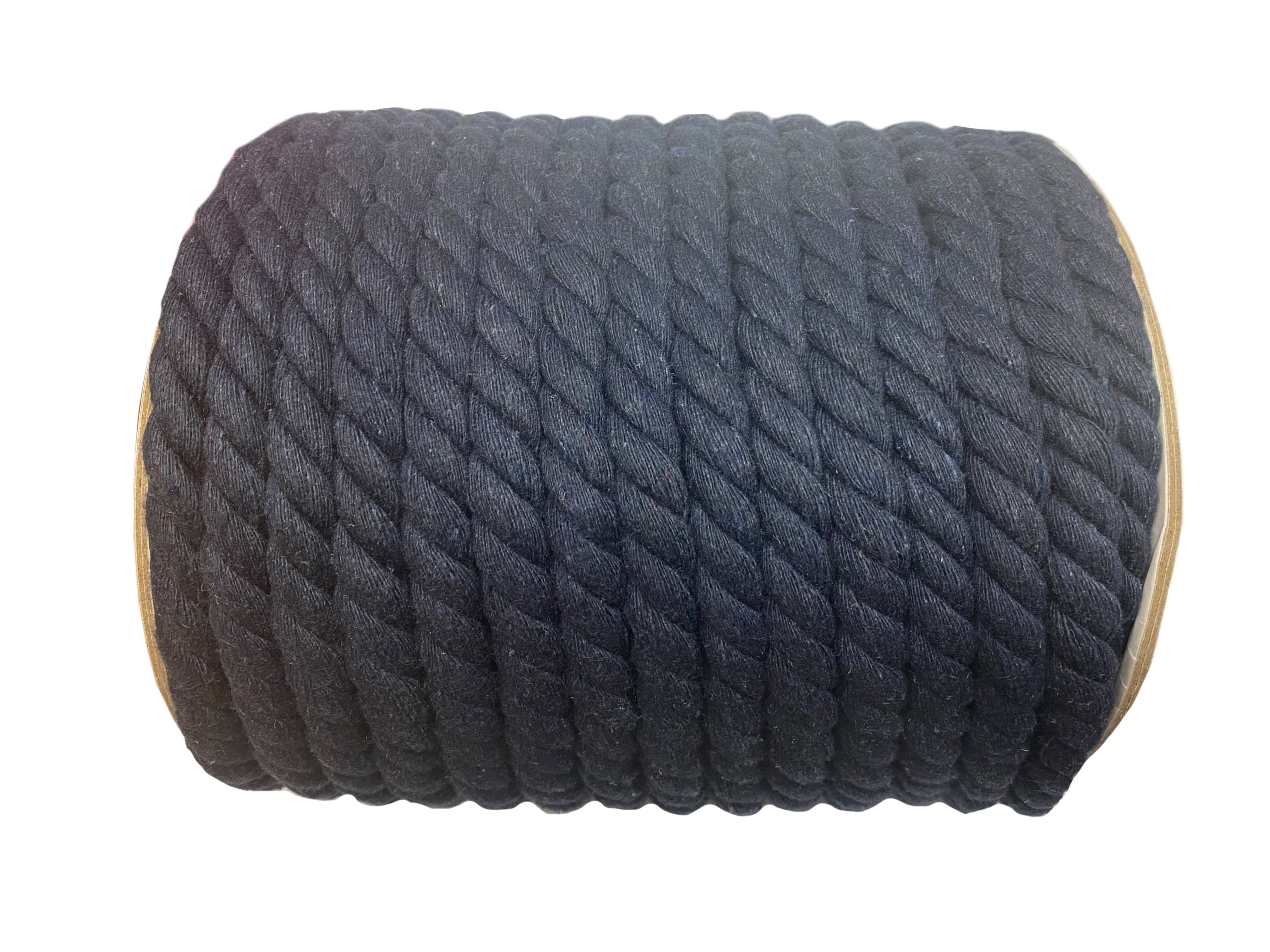 Makramee-Schnur dunkelblau Baumwollseil Baumwollschnur 12mm 20m