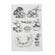 Silikonstempel Happy Easter Osterhase 10,5x16cm 8 Stempel sortiert