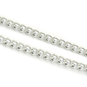 Edelstahlkette 4x3x0.8 mm 1 Meter