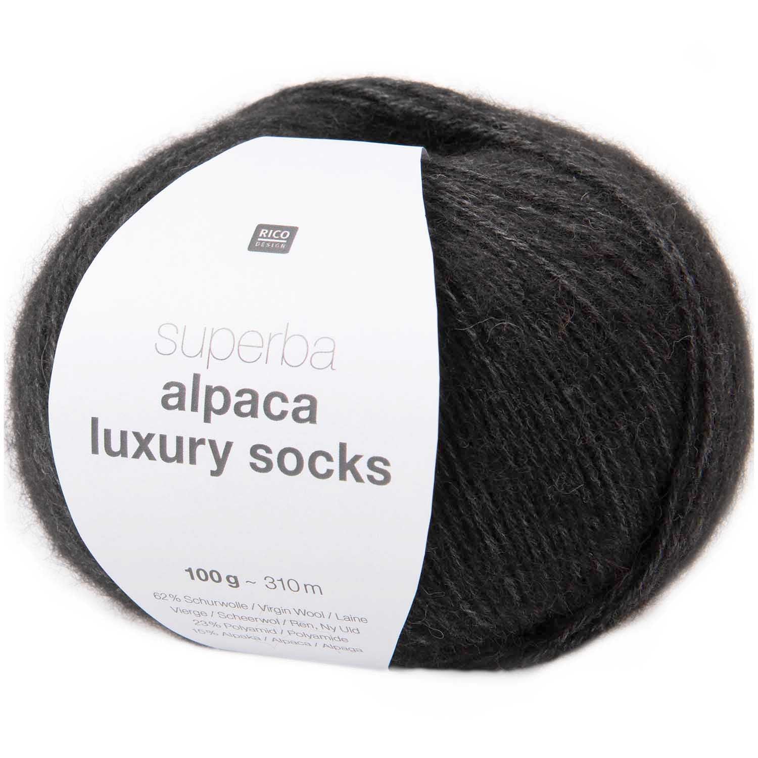 Superba Alpaka Luxus-Socken Rico 100g