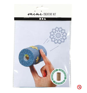 Mini-Kreativset WC-Papierrollen-Kaleidoskop 1 Set