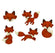 Dress It Up Knöpfe Fuchs Fox Button 5 Stück