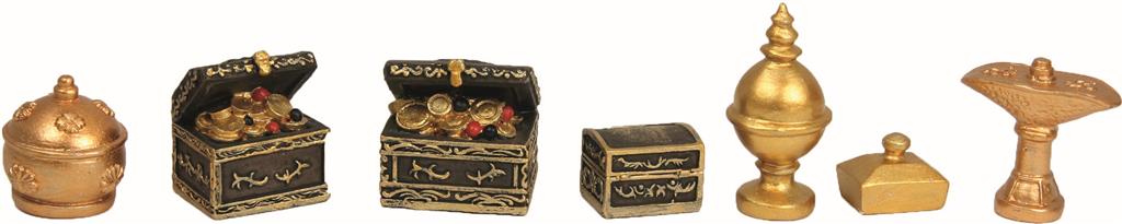 Drei heiligen Könige Geschenk Set Königsgaben 7 Stück 1,5-3cm